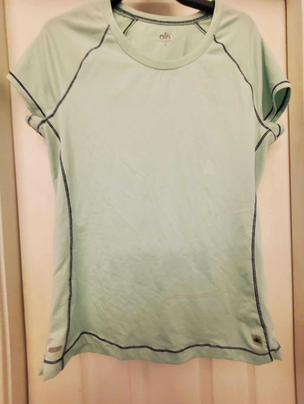 ALO Yoga Mint Green Short Sleeve Active Tee XL